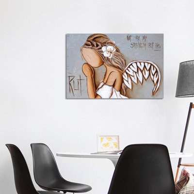 Not by My Strength - Painting Print on Canvas
