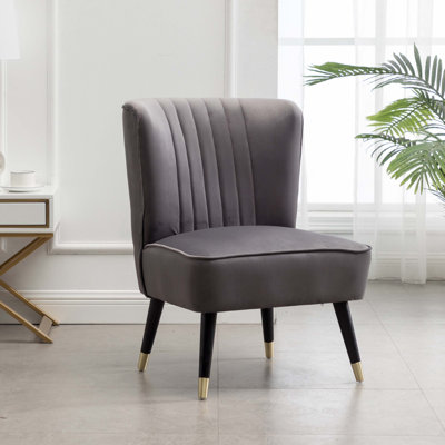 Chaise d'appoint rembourrée Elon