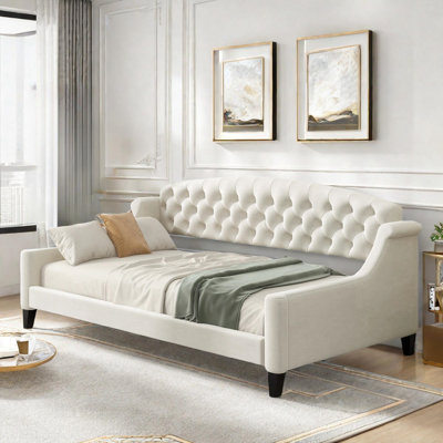 Mahjabin Upholstered Velvet Daybed