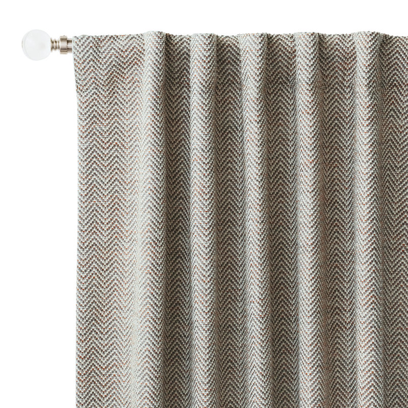 Steeplechaser Room Darkening Curtain, 96" W x 108" L