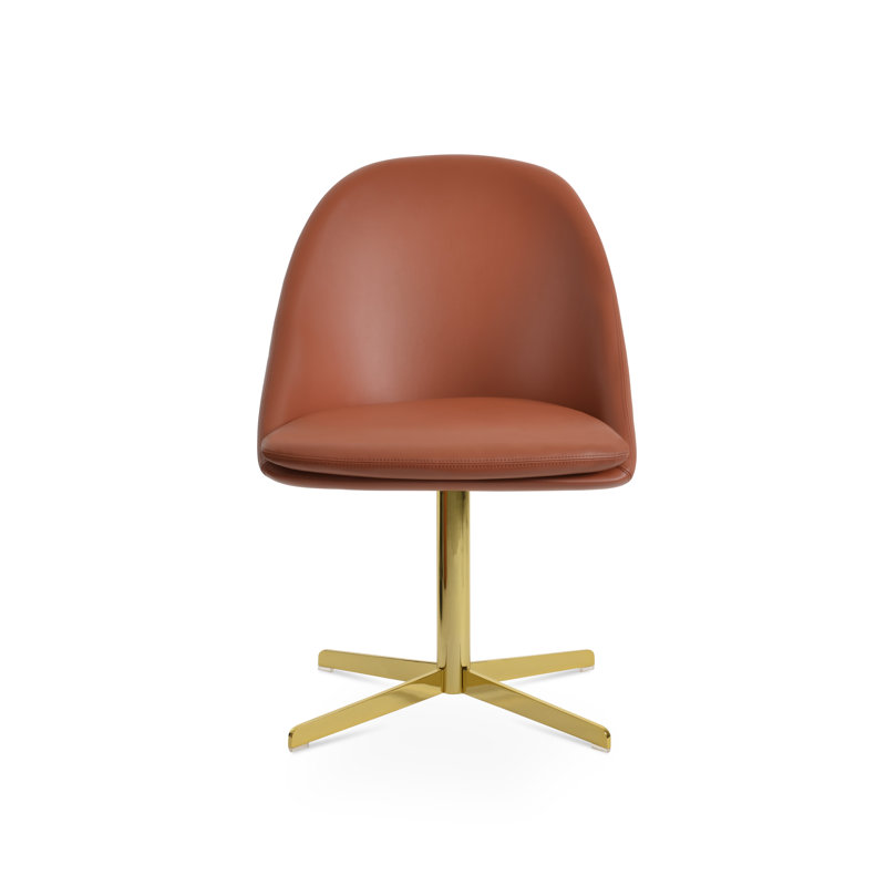 Avanos 4 Star Side Chair, Cinnamon, Gold