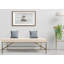 Banc rembourré en tissu Chatia