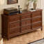 Buffet en bois de noyer massif