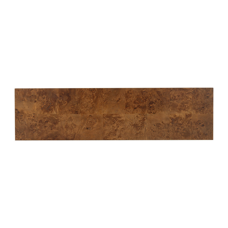 Betharose Burl Wood Console Table