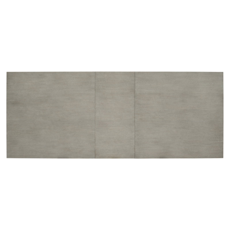 Linea Solid Wood Dining Table, Gray