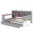 Full Size Wooden Daybed With Drawers, USB And Desk-2001881896