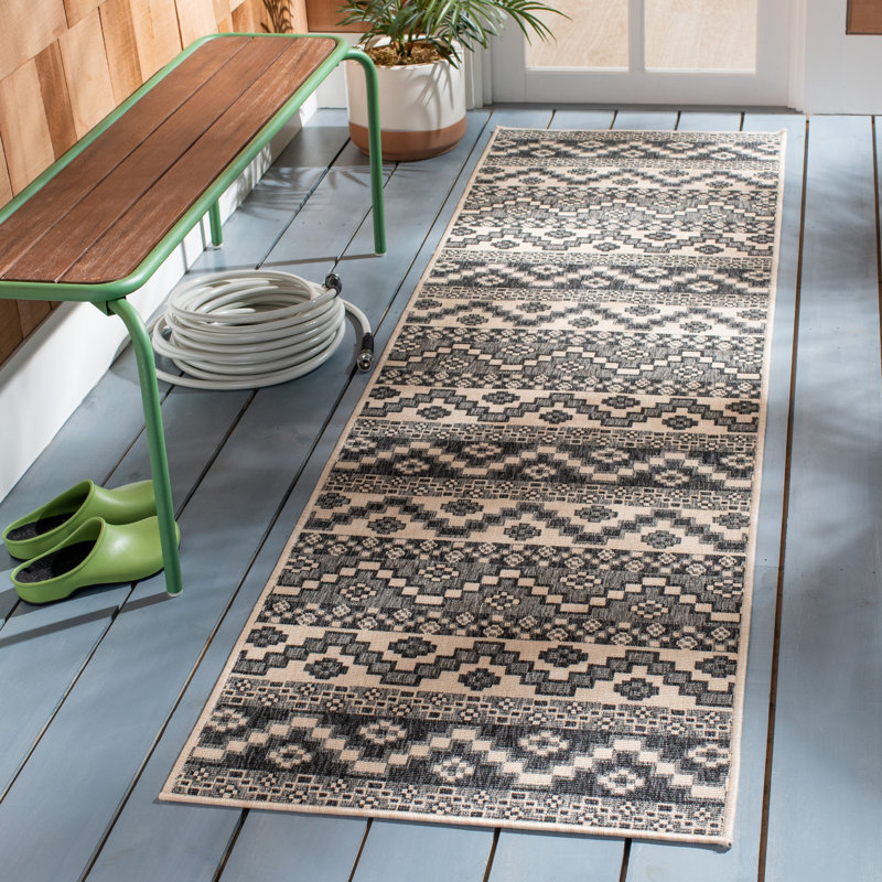 Tapis intérieur / extérieur Northpoint Veranda, Tapis de couloir 2 pi 3 po x 8 pi