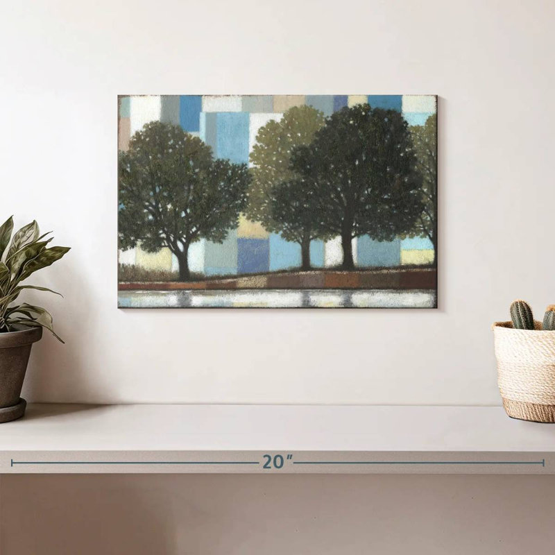 Avery Patchwork Grove, 8" H x 12" W