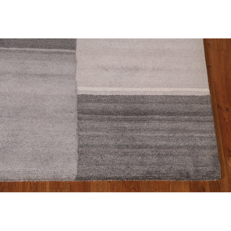 Tapis indien moderne fait à la main