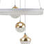 4 - Light Natural LED Dome Pendant
