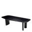Dining Table Flemings Black Veneer - Legs