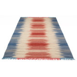 Chiu Geometric Wool Hand Woven Area Rug