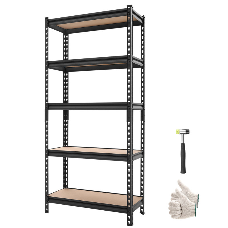 Steel Shelving Unit, 152cm H x 72cm W x 30.9cm D