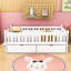 Lit plateforme simple avec tiroirs de rangement-347652994