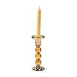 Courtly Check Large Glass Candlestick