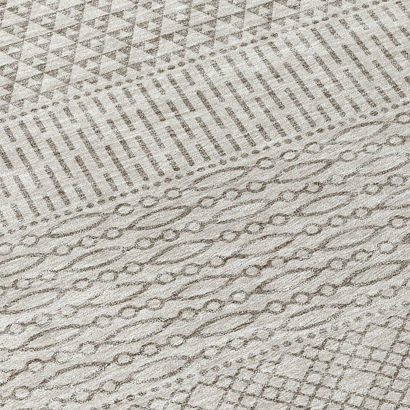 Tapis Tisdell avec envers antidérapant, Rectangulaire 8 pi x 10 pi