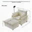 Méridienne surdimensionnée de 55 po pour l'intérieur avec repose-pieds et rangement-26686773