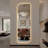 LED Full-Length Wall Mirror with Irregular Shape Design, Touch-Controlled Adjustable Lighting, and Shatter-Resistant Safety Construction.
