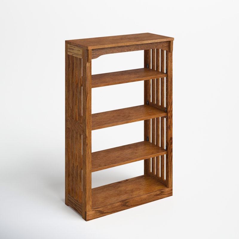 Bookcase, (3 Shelves) 48" H x 30" W x 13.5" D, Mission Cherry