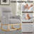 Mid-Century Modern Nursery Glider Rocker Chair with Upholstered Comfort, Accent Recliner for Baby Room, Living Room & Bedroom-384907865-369982384