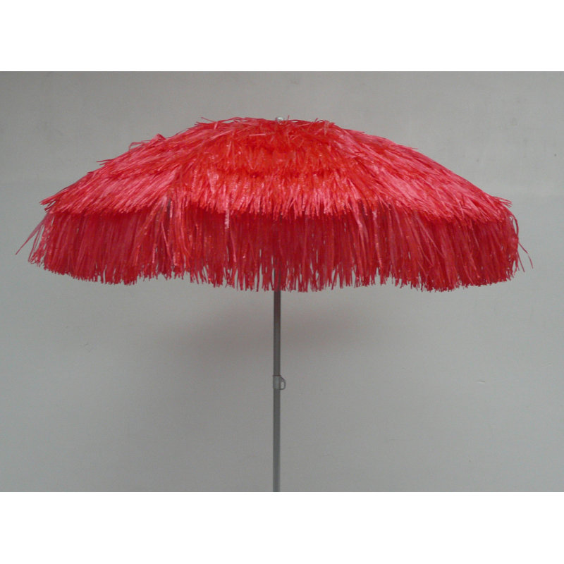 190cm Tilt Beach Parasol, Red