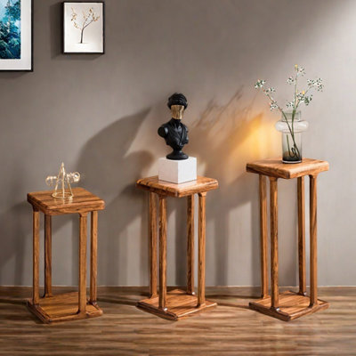Zhang's SereneLodge All solid wood flower stand living room set bonsai |  Wayfair