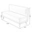 Banc rembourré orange-25984855