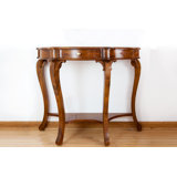 French Style 41.5 in. Solid Wood Console Table