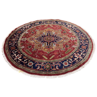 Kelene Oriental Area Rug in Red