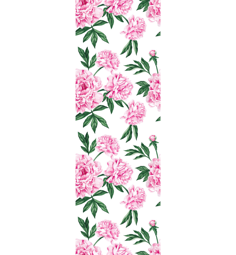 Hoder Peel & Stick Floral Roll Rosdorf Park