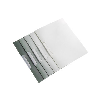 Plastics Document Folder 5pcs Rotating Lever Clip A4 Transparent Insert Folder Side Opening Lever Clip Exam Paper Clip Document Organizer