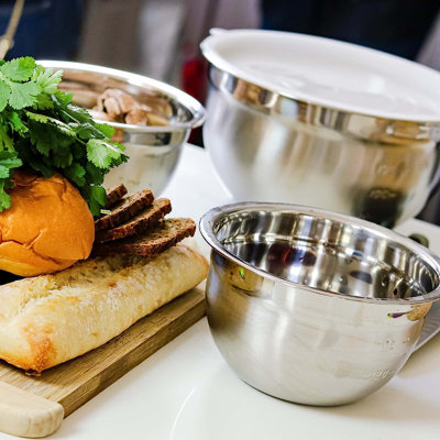 Stainless Steel Kitchen Mixing Bowl Set