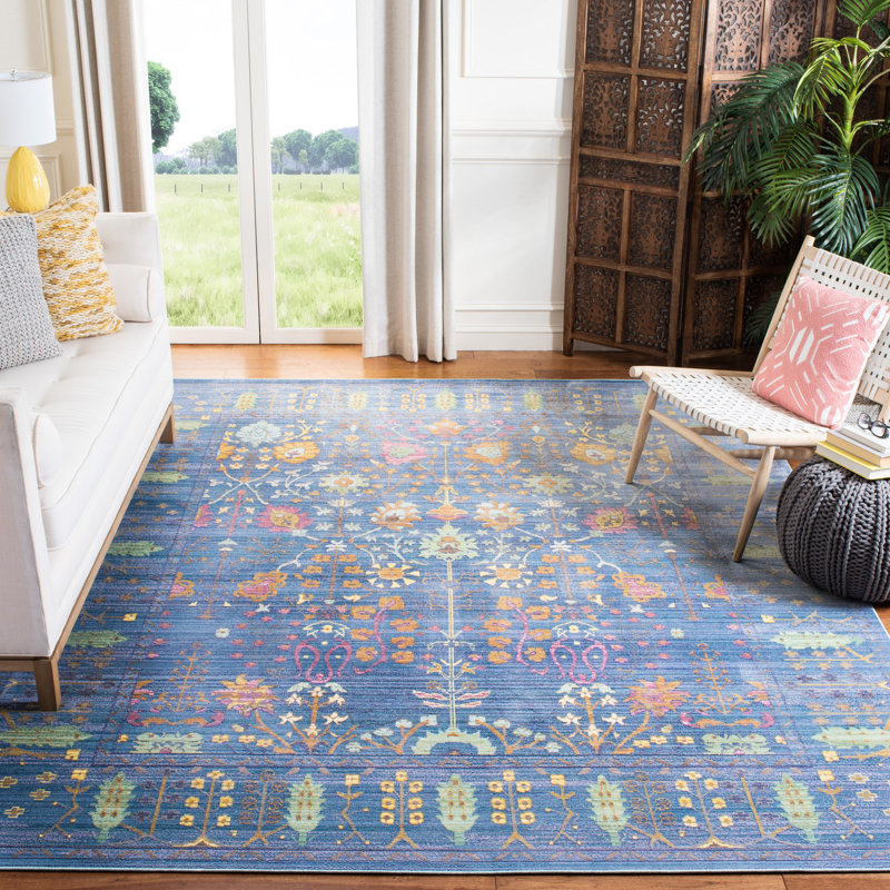 Tapis bleu Levittown, Rectangle 4 pi x 6 pi