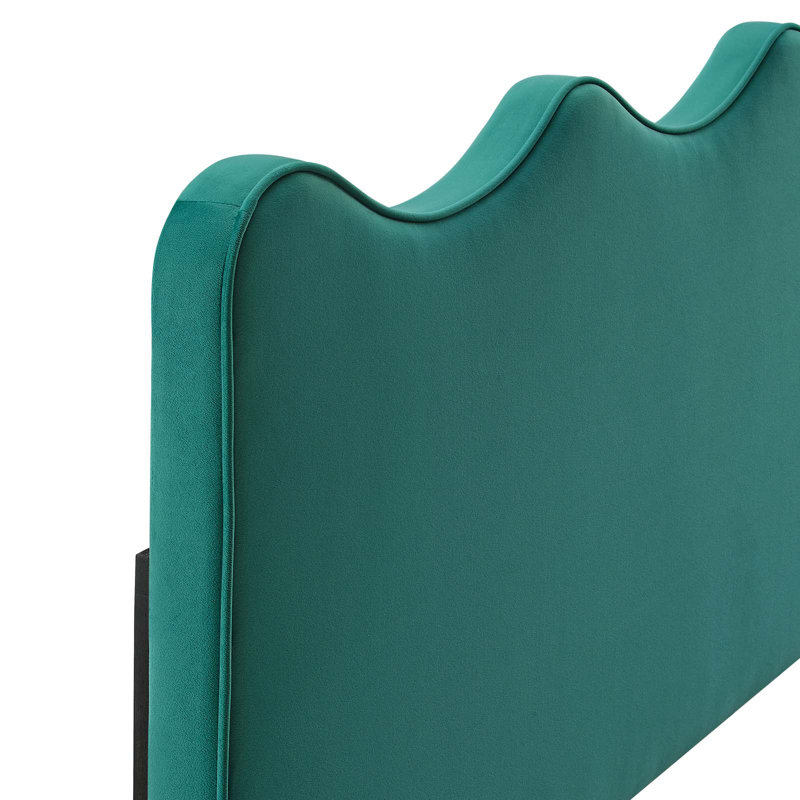Velvet Upholstered Panel Headboard | Red Barrel Studio