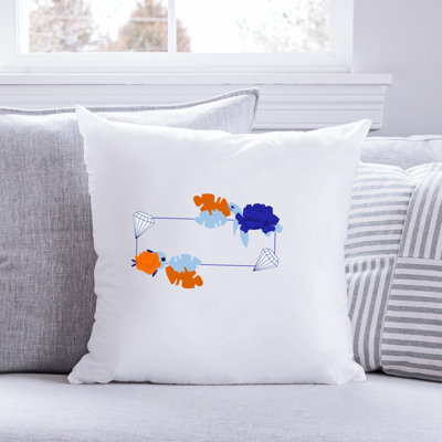 Nautical Sea Life_229 - Coussin décoratif avec coussin décoratif