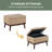 Luciano Mid Century Storage Ottoman-164977105