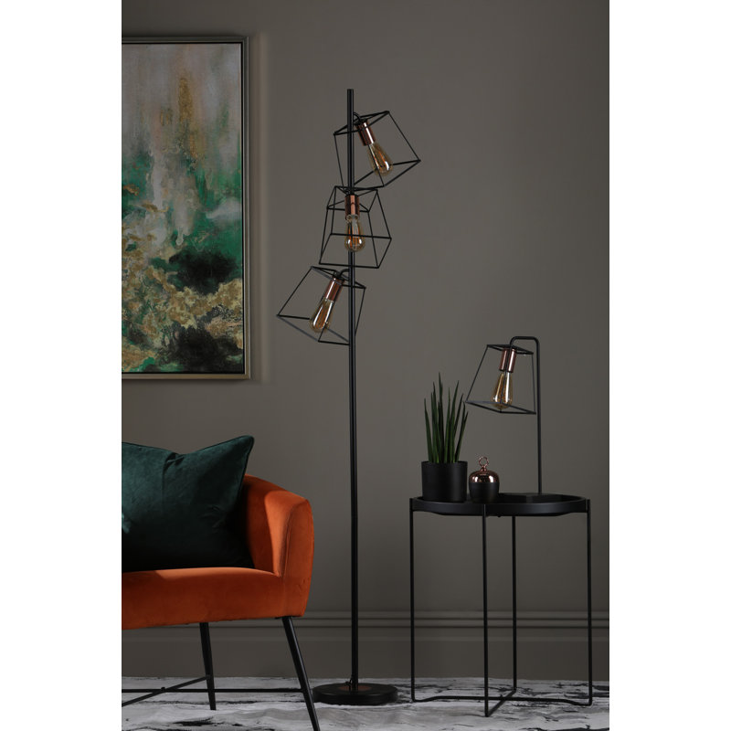 Chrisholm 180cm Column Floor Lamp, Copper