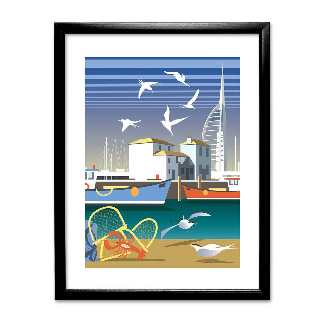 Dave Thompson - Single Picture Frame Print on Canvas