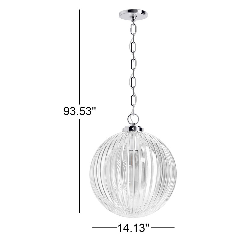 Embra By Studio McGee 14 in. Pendant, Polished Chrome
