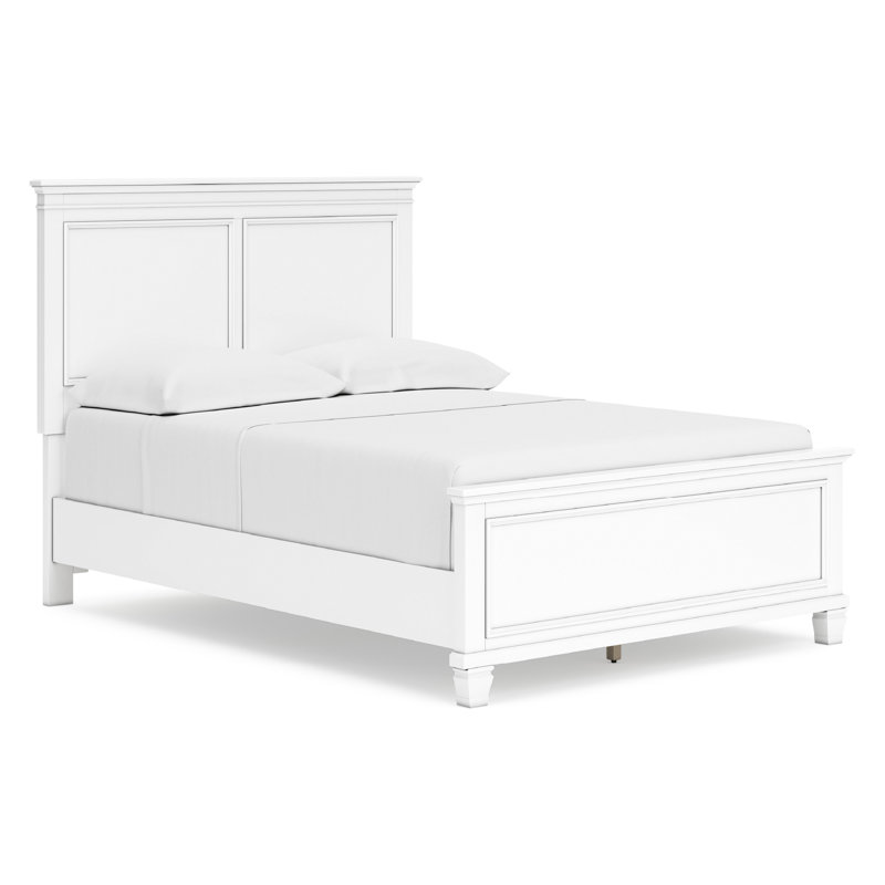 Fortman Full Panel Bed, Full, White