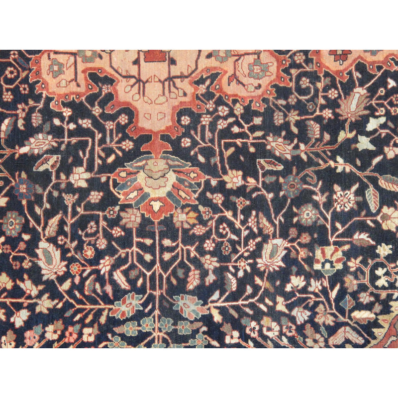 Antique One-of-a-Kind Rectangle 13'4" X 20'8" Hand Knotted Area Rug
