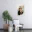 Cool Jaguar Milkshake Modern Whimsical Cat Animal Wall Art Print by Mathieu - Wrapped Canvas Print-1925676163