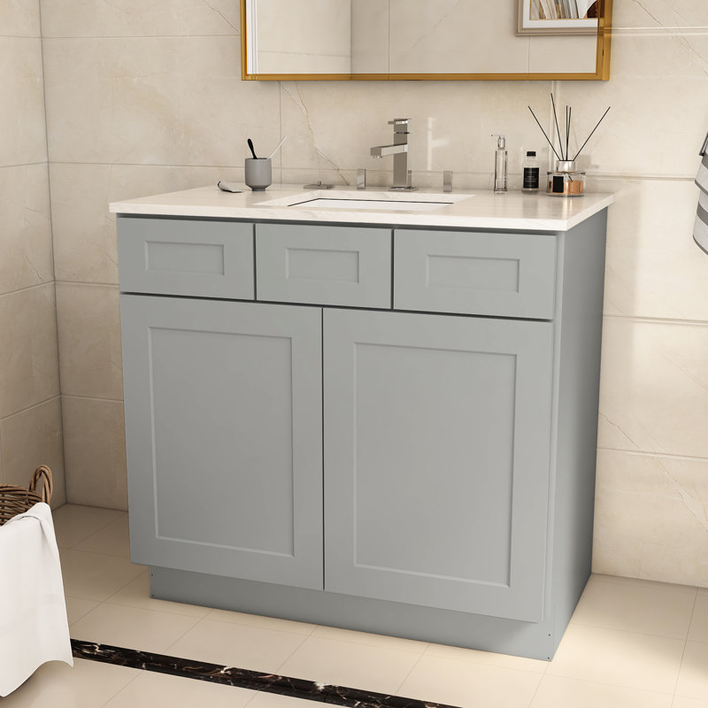 Meuble-lavabo de salle de bain Shaker