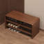 Banc en bois de noyer massif-4676689