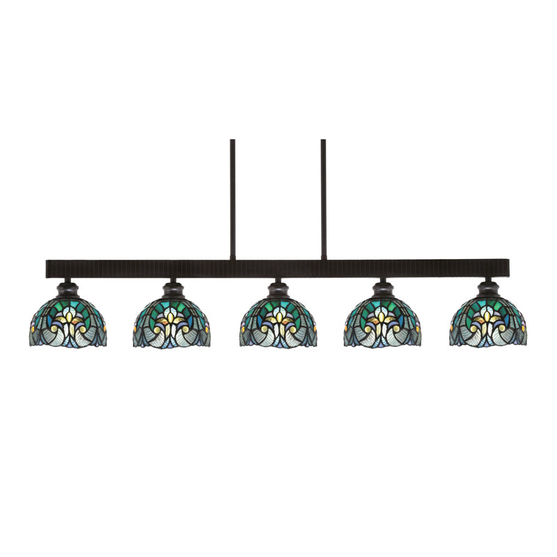 Edge 5 Light Bar With 7" Glass, Espresso