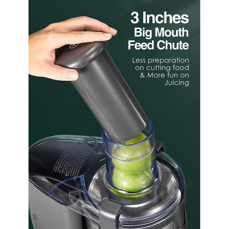 MegaChef Wide Mouth Juice Extractor, Juice Machine with Dual Speed Centrifugal