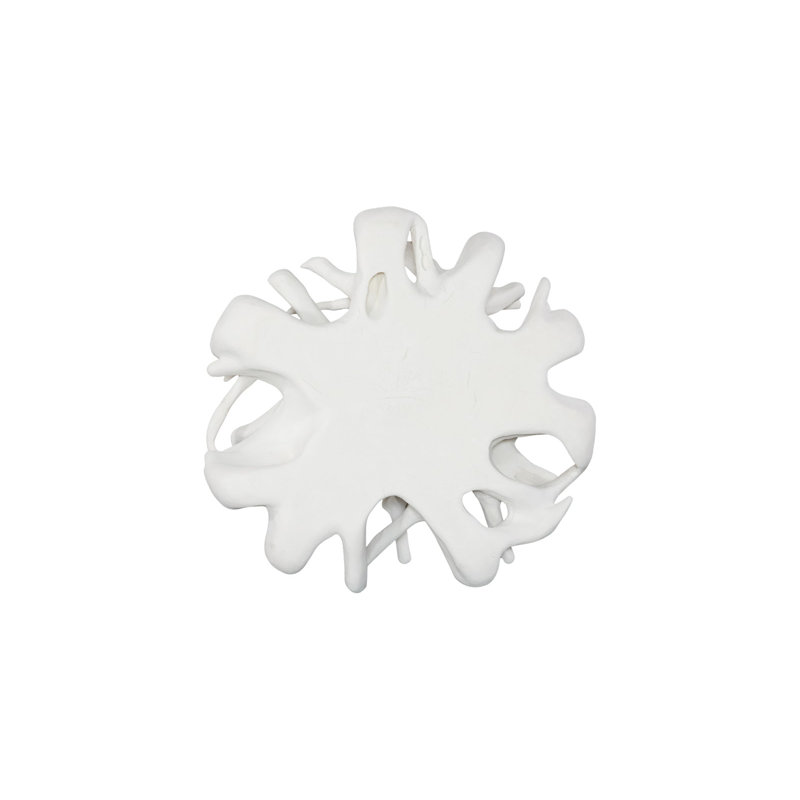 Cast Coffee Table Round, White Stone