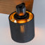 Éclairage pour meuble-lavabo moderne rotatif 4 lumières