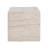 Outdoor/Indoor Square Travertine Lightweight Concrete Side Table