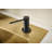 Ruvati Built in All Metal Soap Dispenser for Kitchen Sink with Matte Black Countertop Dish Soap Hand Lotion Pump with Refillable Bottle - -123407167